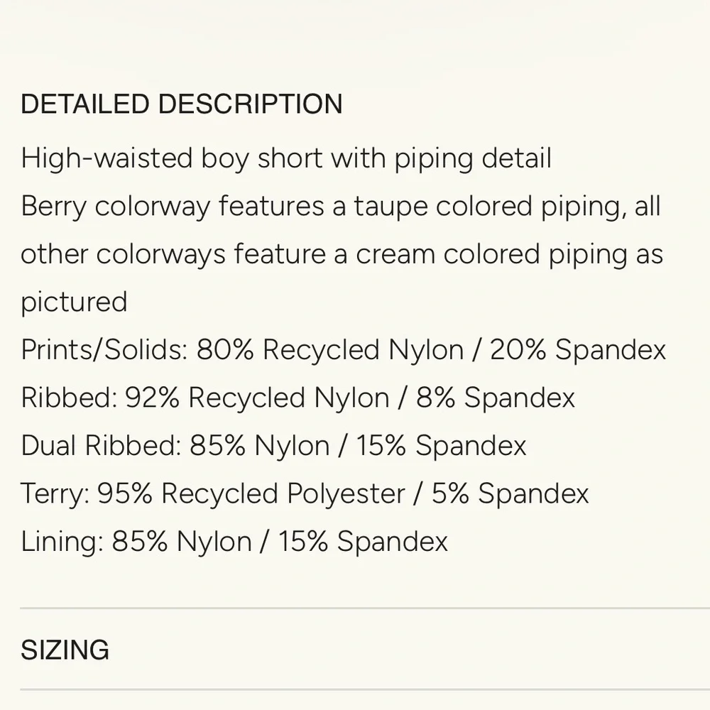 Acacia Swimwear Tommy Piped Bikini Bottom Green/peyote color. Large NWT - Picture 10 of 11